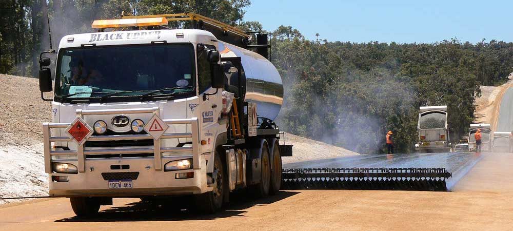 Spary Sealing Mowen Road Shire of Nannup Malatesta